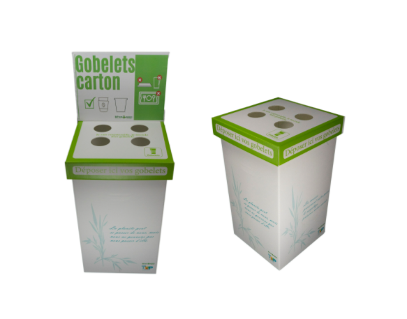 Recycler et trier les gobelets en carton en entreprise